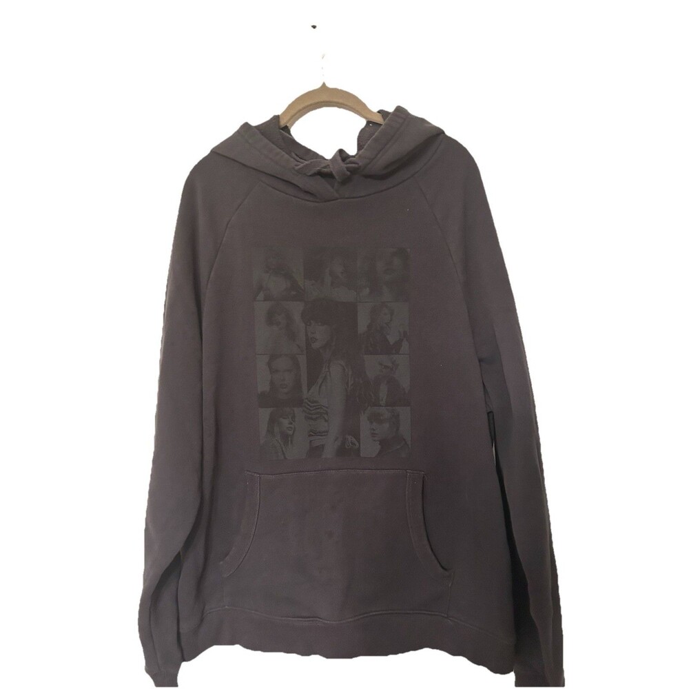 Taylor Swift The Eras Tour Hooded Sweatshirt Large Black